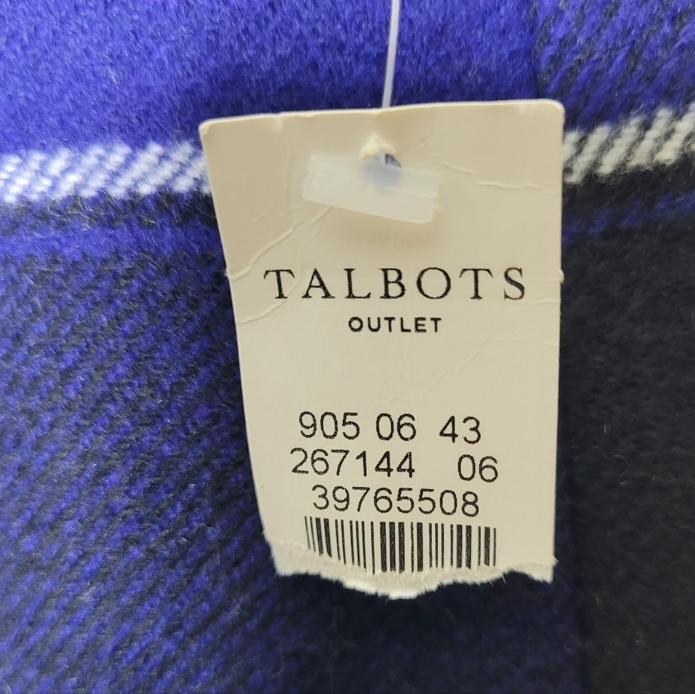 Talbots Plaid Knit Pencil Skirt NWT Size 12 - Picture 7 of 10